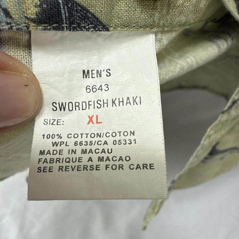Lot Of 3 XL SwordFish Themed VTG John Rich & Bros Woolrich Men's XL Button Down. - Picture 8 of 9